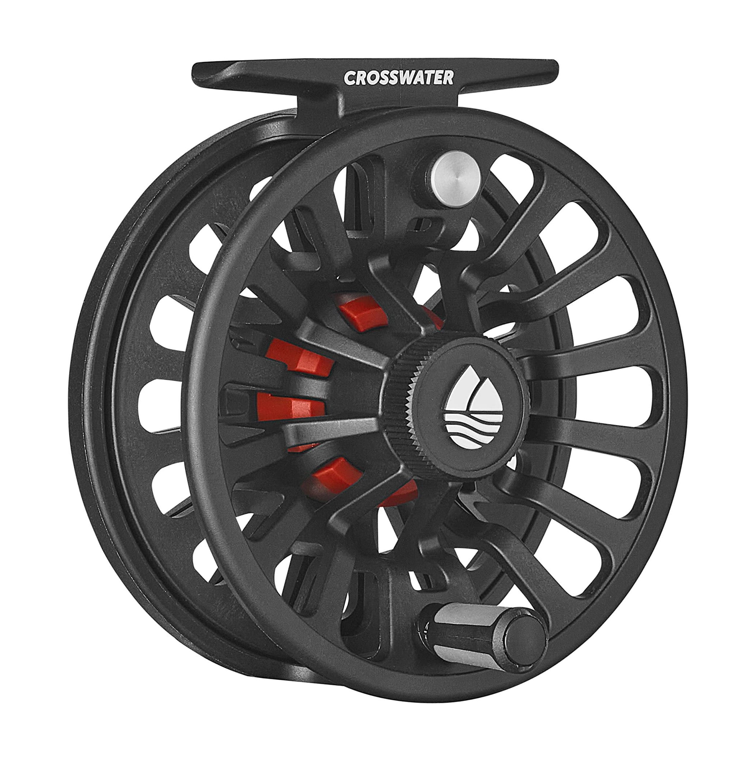 Redington Crosswater IV Fly Reel, Durable Fly Fishing Reel, Black, 7/8/9